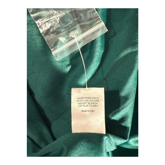 NEW Alexia Admor Women’s Medium Emerald Silena‎ Sequin Dress NWOT V-Neck Midi - Picture 5 of 7